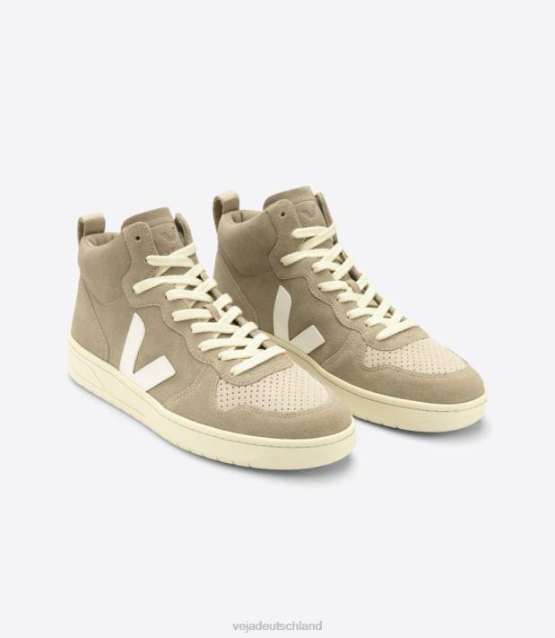 Schuhe VHJD83 Männer Veja V-15 Wildleder Dune Pierre