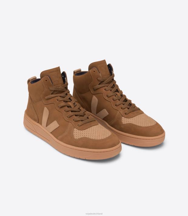 Schuhe VHJD84 Männer Veja V-15 Nubuk Kamelwüste