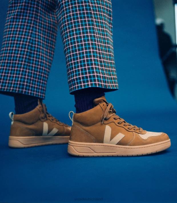 Schuhe VHJD84 Männer Veja V-15 Nubuk Kamelwüste