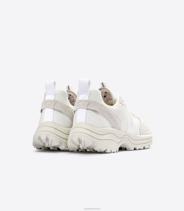 Schuhe VHJD163 Männer Veja Venturi-Hexamesh-Kies weiß