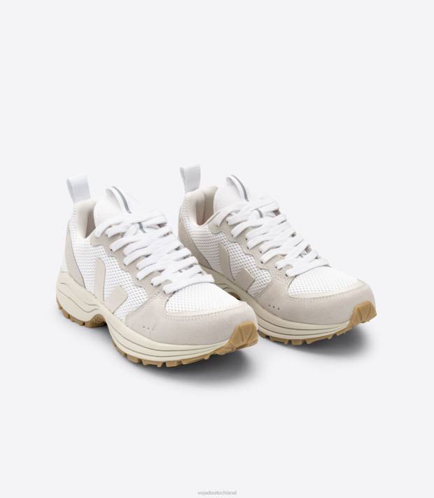 Schuhe VHJD168 Männer Veja venturi alveomesh weiß pierre natur