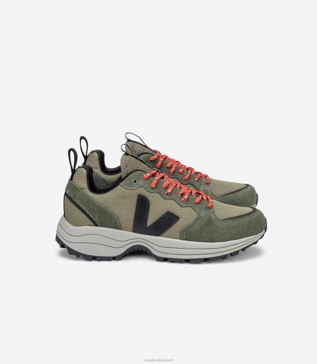 Schuhe VHJD174 Männer Veja venturi ripstop kaki schwarz