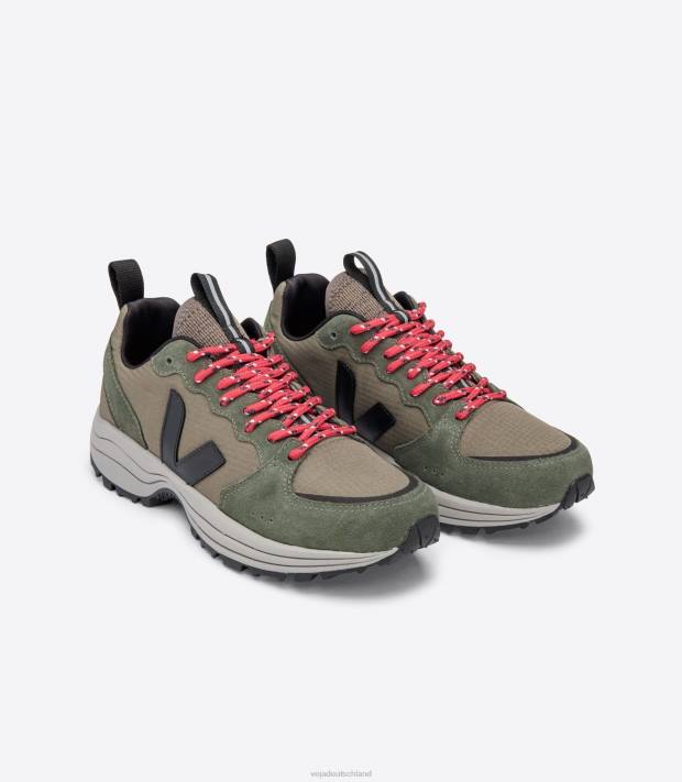 Schuhe VHJD174 Männer Veja venturi ripstop kaki schwarz