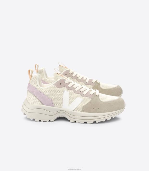 Schuhe VHJD175 Männer Veja venturi j-mesh juta weiß multico