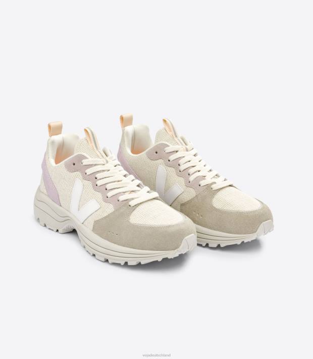 Schuhe VHJD175 Männer Veja venturi j-mesh juta weiß multico