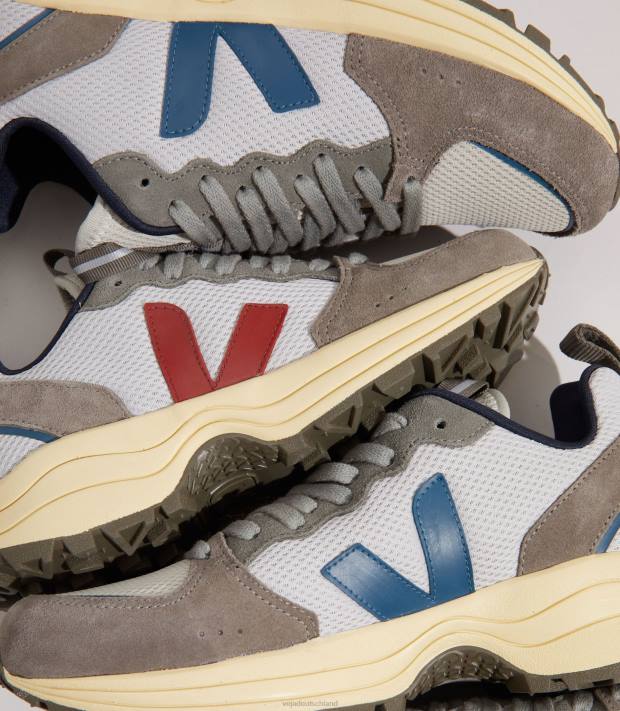 Schuhe VHJD176 Männer Veja Venturi Alveomesh Multico grauer Asphalt