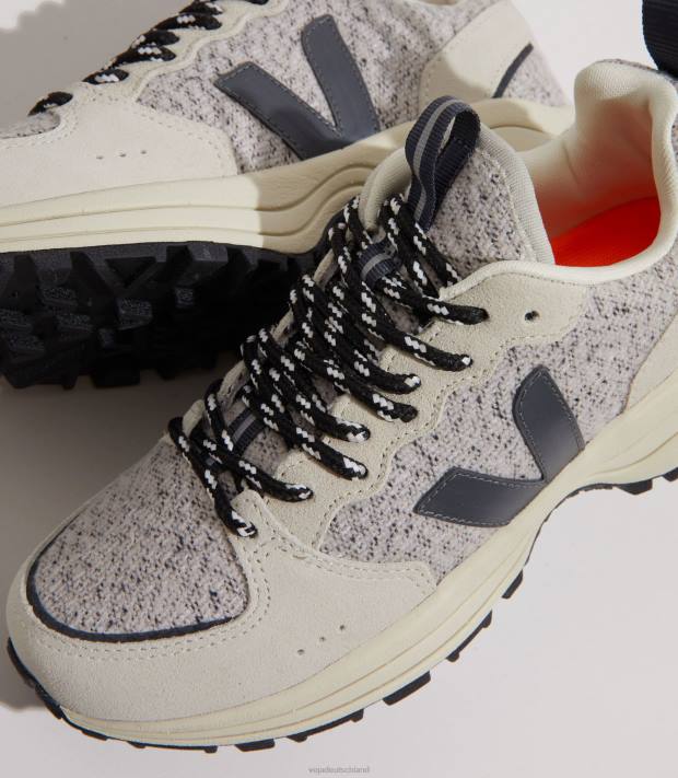 Schuhe VHJD181 Männer Veja Venturi-Flanell-Schneegrafit natur