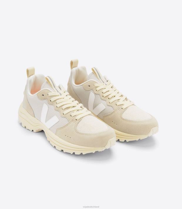 Schuhe VHJD184 Männer Veja Venturi Alveomesh natürliche weiße Butter